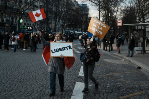 Paris police fire tear gas to disperse banned virus protest