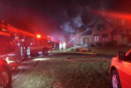 Fire officials also say that the same house was damaged by a fire in 2012. Afterward, the home was completely rebuilt with an added sprinkler system.