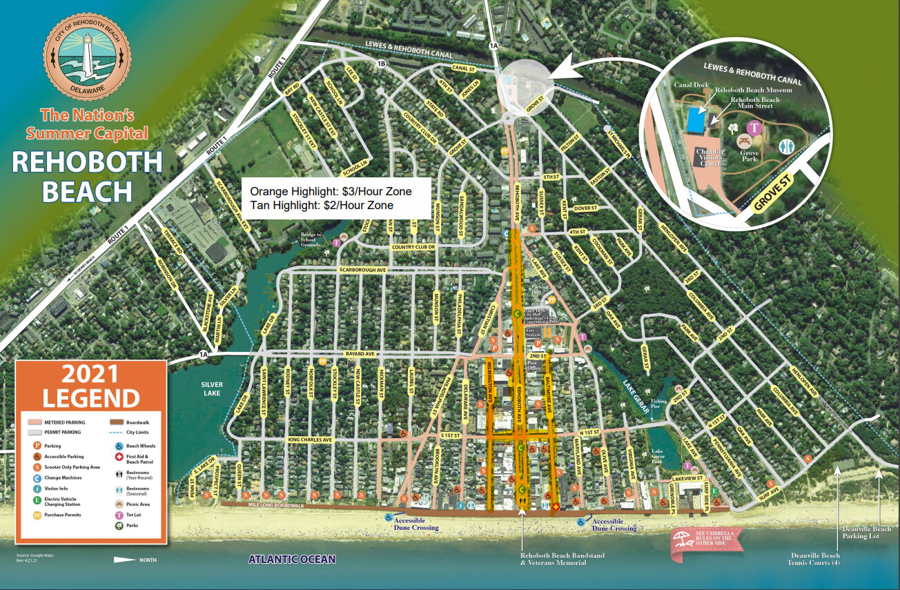 Map Of Downtown Rehoboth Beach Sexiz Pix