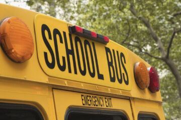 Exterior of a school bus