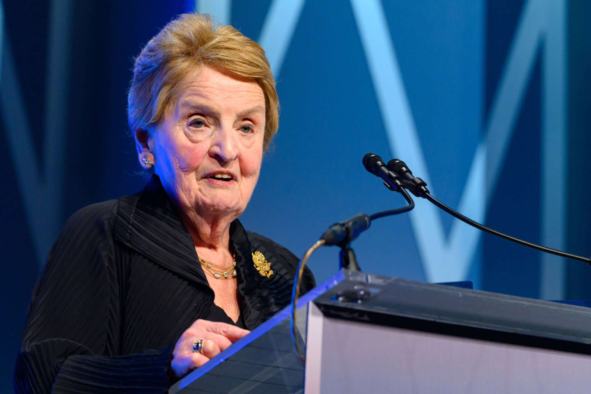 Madeleine Albright discusses career in Harvard forum — Harvard Gazette