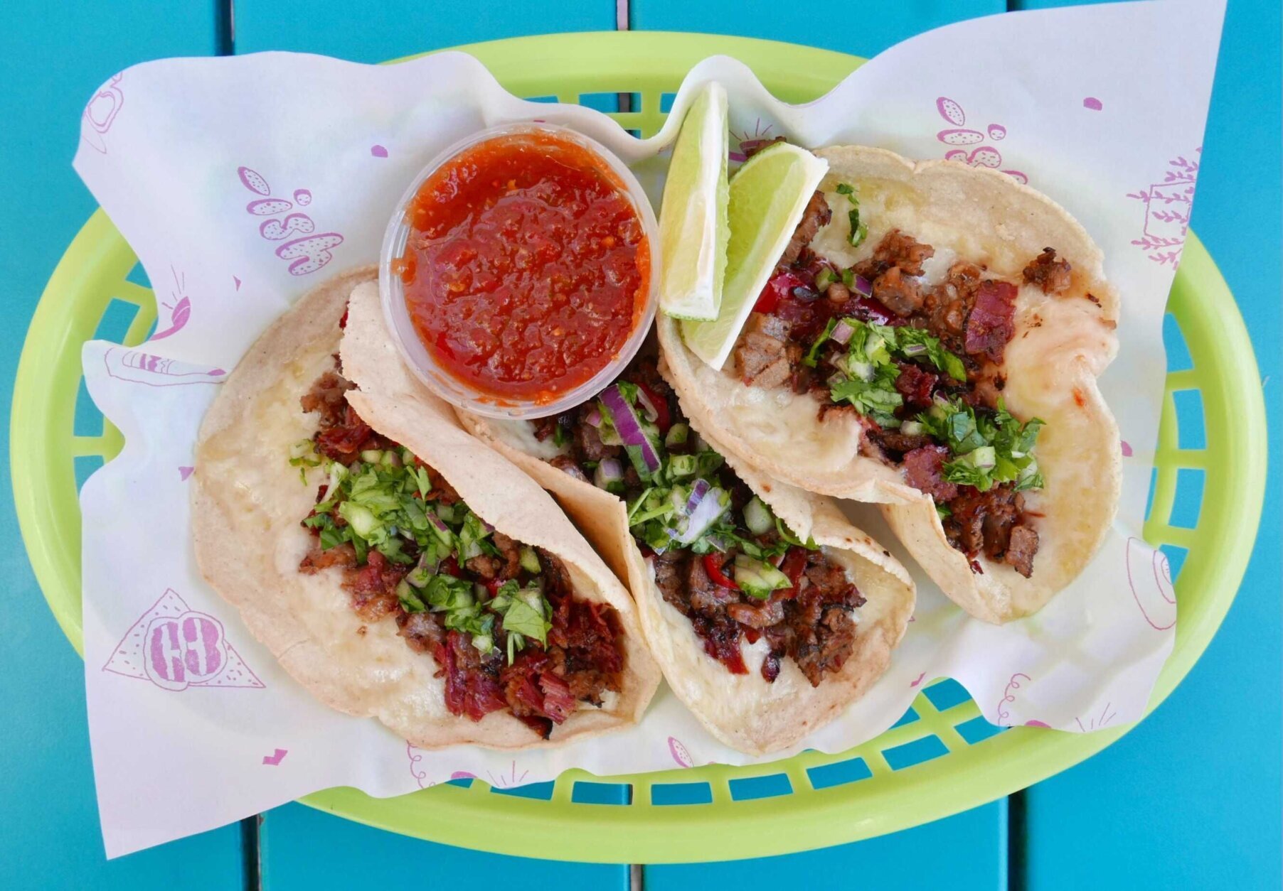<p>Pastrami tacos with housemade corn tortillas are on the menu at Call Your Mother.</p>
