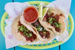 <p>Pastrami tacos with housemade corn tortillas are on the menu at Call Your Mother.</p>
