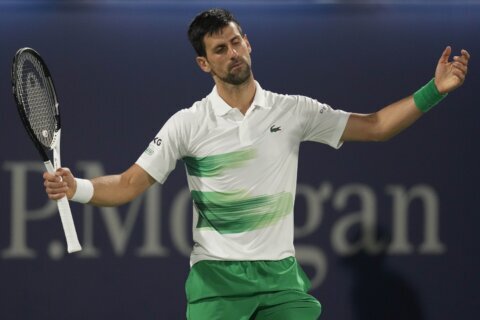 Unvaccinated Djokovic says he is out of Indian Wells, Miami