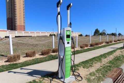 As gas prices rise, towns add electric car charging stations