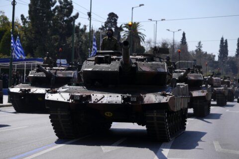 Greece: Independence Day parade held with spectators allowed