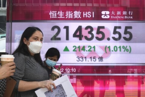 Asian shares rise after Wall Street rally led by tech shares