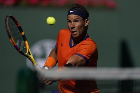 Nadal beats Kyrgios in 3 sets at Indian Wells, goes to 19-0
