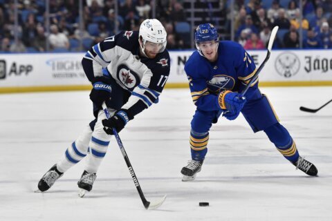 Wheeler lifts Jets to 3-2 shootout win over Sabres