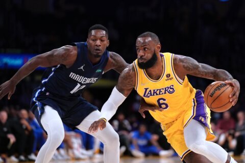 James, Lakers set for matchup with the Wizards