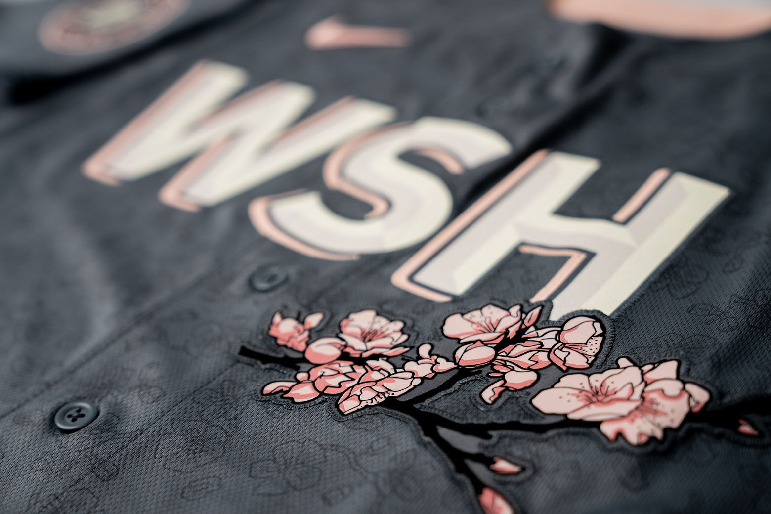 cherry blossom washington wizards jersey pink