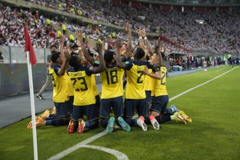 Ecuador, Uruguay aiming to lock in World Cup spots this week