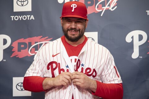 Kyle Schwarber fits in nicely with the Phillies