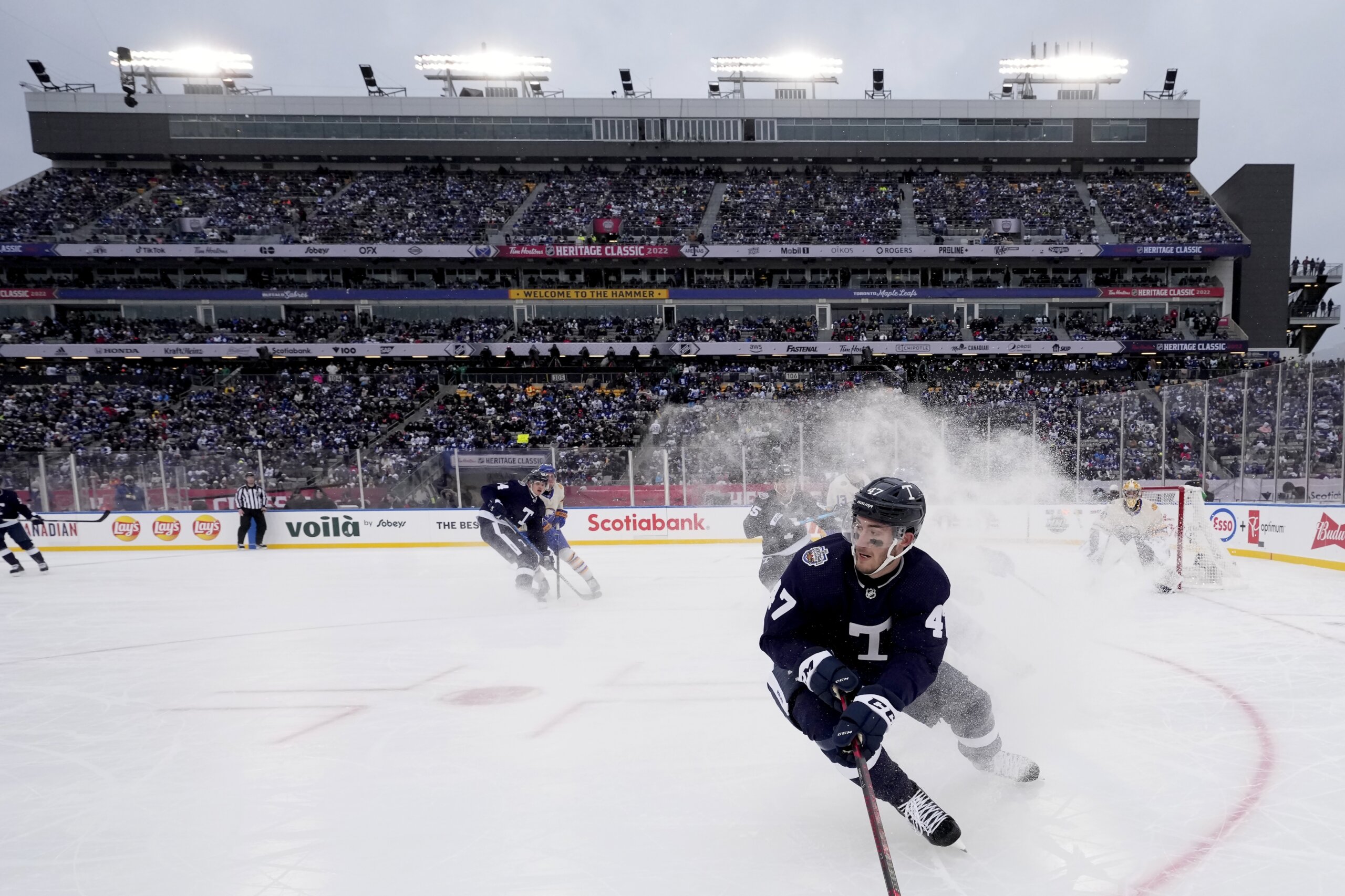 Peyton Krebs Buffalo Sabres 2022 NHL Heritage Classic Game-Used