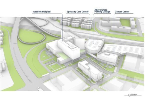 What will new Inova Alexandria Hospital look like at old Landmark Mall?