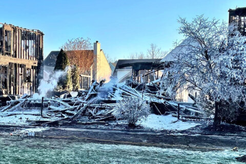 1 dead as fire destroys 3 Ashburn homes, damages 4th
