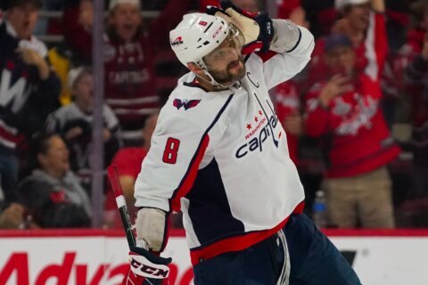 Alex Ovechkin sets one goal record, ties another with 2-goal performance in Vegas
