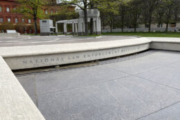 The National Law Enforcement Officers Memorial is in Northwest D.C. (WTOP/John Aaron)