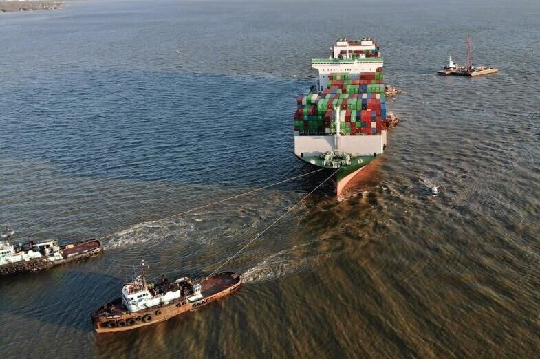 Ever Forward ship freed from Chesapeake Bay in Maryland | WTOP News