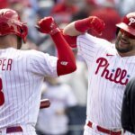 Schwarber goes deep for Phillies in 9-5 win over Athletics