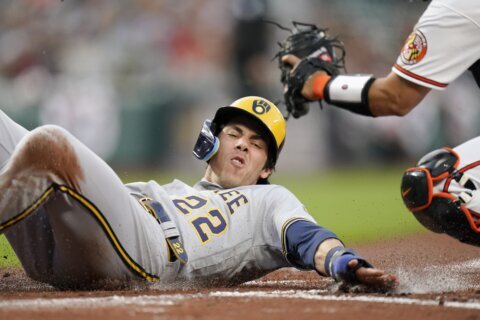 Brewers edge Orioles 5-4 after Williams escapes jam