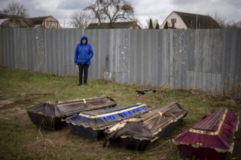 ‘This land is in blood’: A Ukraine village digs up the dead