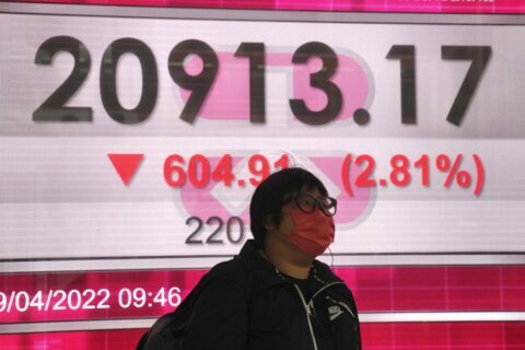 Asian shares mixed after tech-led rally on Wall Street