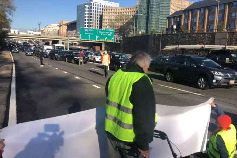 I395 protesters