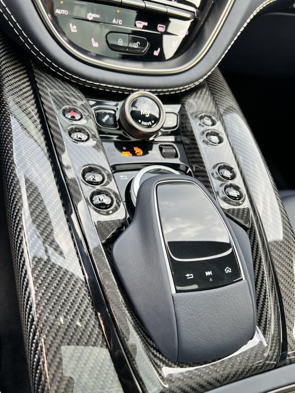 <p>DBX707 owners can choose from three interior environments: standard issue “Accelerate,” which features a mix of leather and Alcantara, as well as the optional Inspire – “Comfort” and “Inspire Sport,” which feature full Semi-Aniline leather complete with embroidered Aston Martin wings on the headrest, a contrast stripe down the center of the seat and perforation pattern in the seat back and base cushion.</p>
