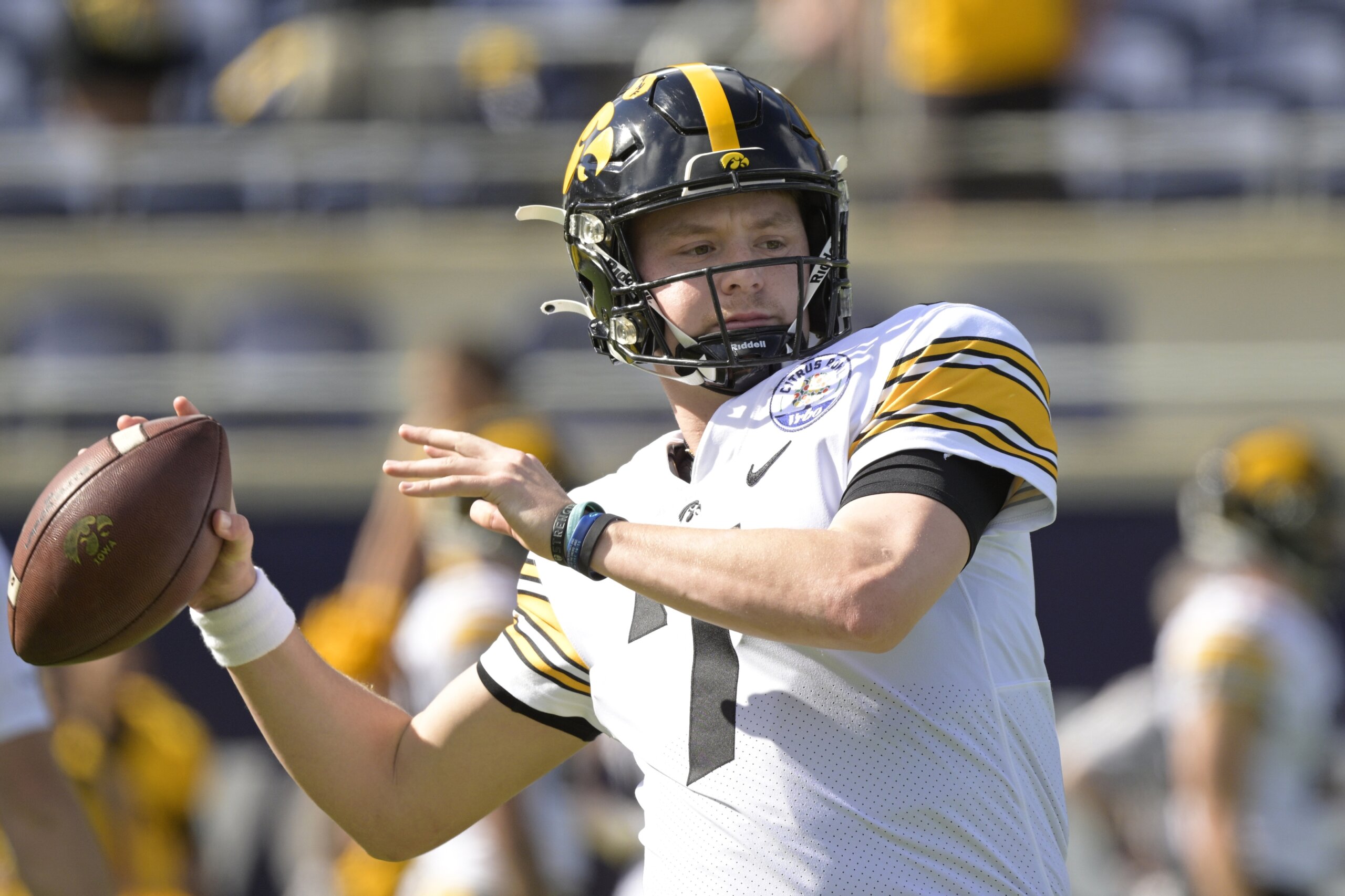 Iowa QB Petras fighting for job after offense underperforms WTOP News