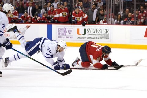 Panthers win 13th straight, top Maple Leafs 3-2 in overtime