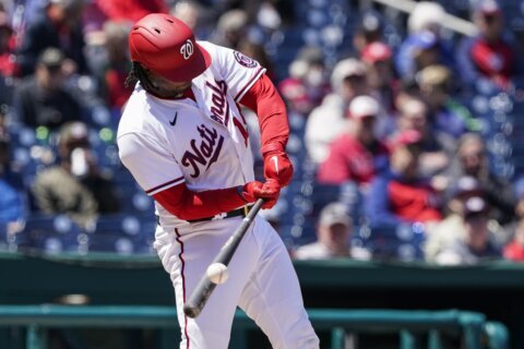 Nationals bring 1-0 series advantage over Rockies into game 2