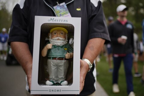 At Masters, some come to see golfers, others to see gnomes