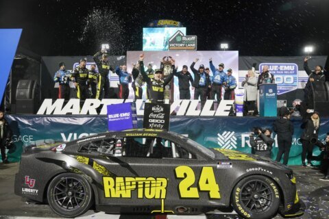 Martinsville: Byron races to NASCAR Cup-leading 2nd victory