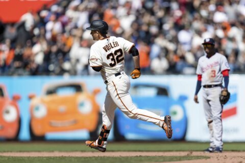Vosler, Ruf spark Giants’ offense in 9-3 win over Nationals