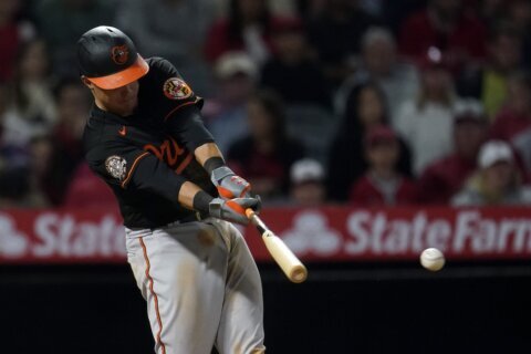 Orioles overcome Trout’s 2 homers, rally past Angels 5-4