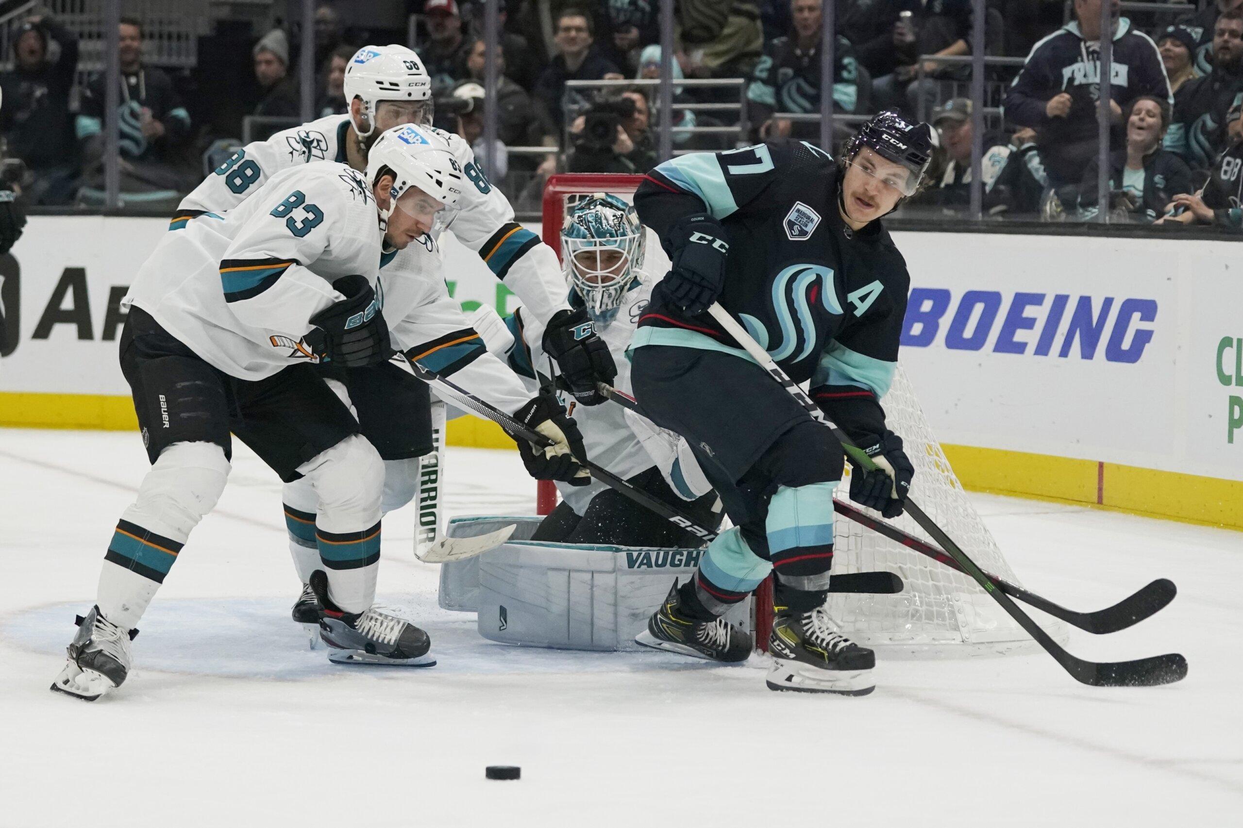 Gourde, Larsson give Kraken 30 win in final home game WTOP News