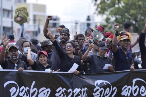 Sri Lanka president won't resign despite growing protests