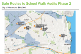 The $60,000 Alexandria grant will fund the “Safe Routes to School Walk Audits Phase 2” project encompassing five city schools.