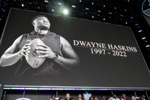 NFL honors Dwayne Haskins with moment of silence at 2022 NFL Draft