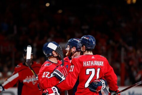 Matt Irwin’s crazy 24 hours included birth of his child, first Capitals goal