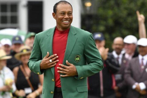 A look back at Tiger Woods’ Masters Tournament performances