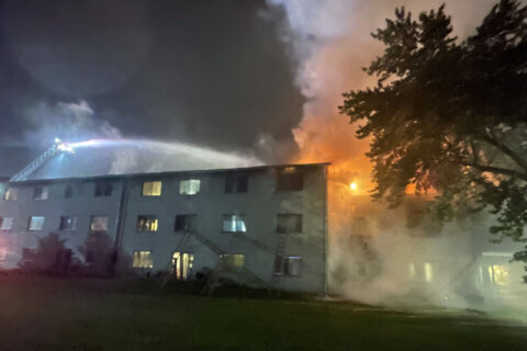 3 injured, dozens displaced in Lanham apartment complex fire