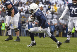 <h4>Round 1 (16th overall) — Jahan Dotson, WR Penn State</h4>
<p>You can tell why Washington was smitten with Dotson: Great hands, great speed (4.43 in the 40-yard-dash) and a really productive senior season in Happy Valley (91 catches for 1,182 yards and 13 touchdowns). If he lives up to his NFL comparisons (Emmanuel Sanders, Tyler Lockett), this is a better pick than it appears to be initially.</p>
