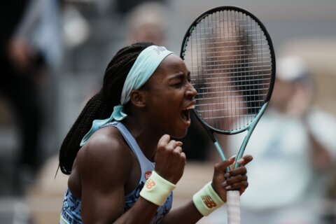 Coco Gauff, now 18, returns to French Open quarterfinals