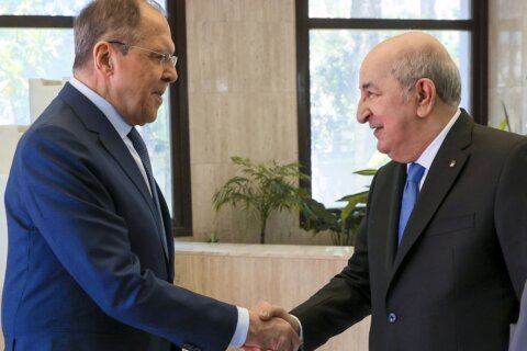 Russia’s FM Lavrov meets Algeria leader to deepen thick ties