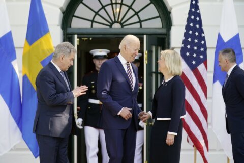 Biden hails Sweden, Finland NATO bids as leaders visit US