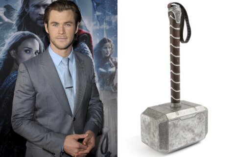 For auction: Marilyn’s clothes, Thor’s hammer, Cap’s shield