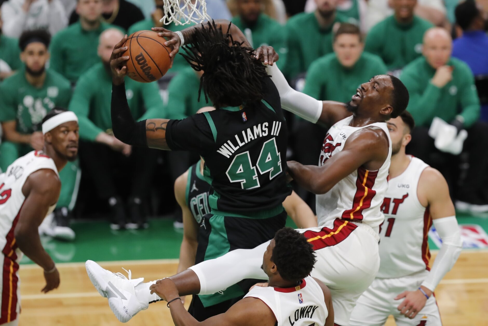 NBA Celtics 44 Robert Williams III Green 2022 Finals Nike Men Jersey