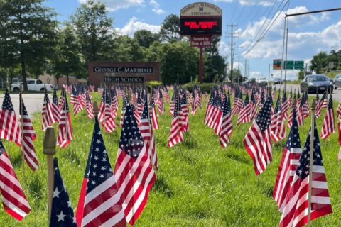 Fairfax Co. students plant flags to honor Memorial Day